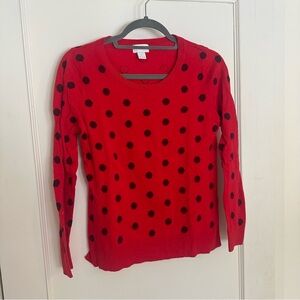 Red Polka Dot Sweater